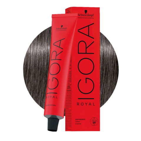 Schwarzkopf Igora Royal 6-12 Rubio Oscuro Cendrè Ceniza 60ml - coloración permanente