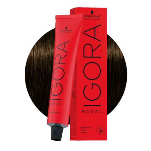 Schwarzkopf Igora Royal 4-63 Marrón Medio Chocolate Mate 60ml - coloración permanente