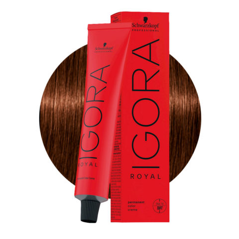 Schwarzkopf Igora Royal 5-7 Marrón Cobrizo Claro 60ml - coloración permanente