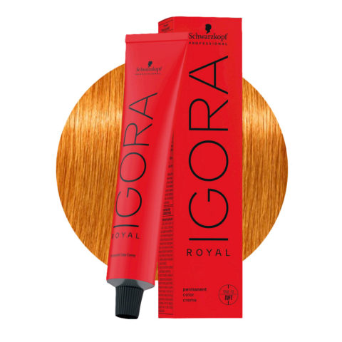 Schwarzkopf Igora Royal 9-7 Rubio Cobrizo Muy Claro 60ml - coloración permanente