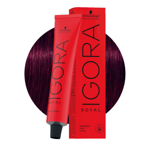 Schwarzkopf Igora Royal 4-99 Marrón Claro Violeta Extra 60ml - coloración permanente