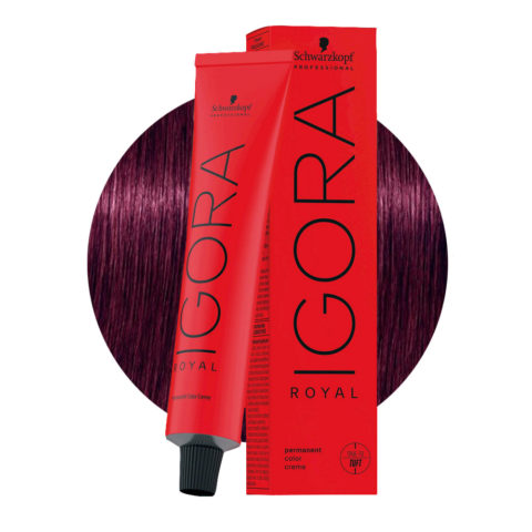 Schwarzkopf Igora Royal 6-99 Rubio Oscuro Violeta  Extra 60ml - coloración permanente