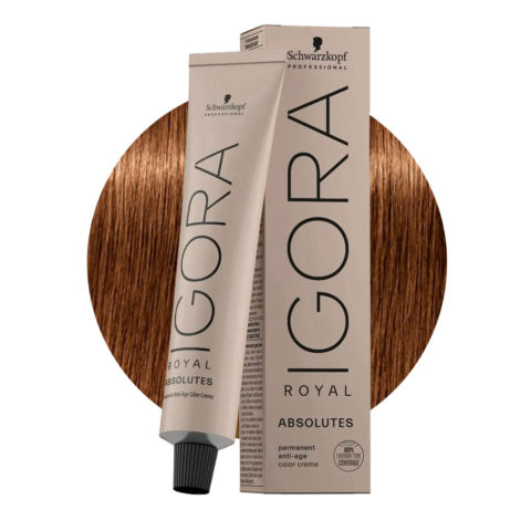 Schwarzkopf Igora Royal Absolutes 7-60 Rubio Medio Chocolate Natural 60ml - coloración permanente