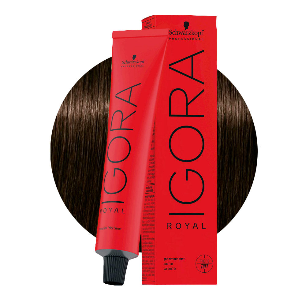 Schwarzkopf Igora Royal 4-46 Marrón Medio Beige Chocolate 60ml - coloración permanente