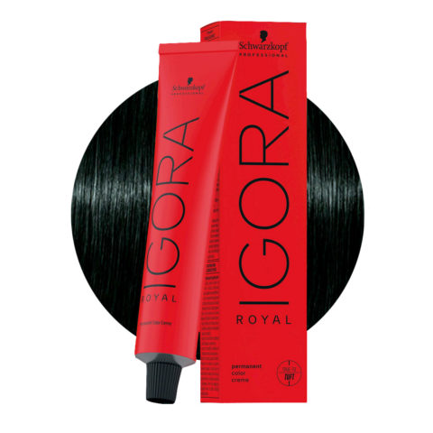 Schwarzkopf Igora Royal 3-22 Marrón Ceniza Oscuro Extra Intenso 60ml - coloración permanente