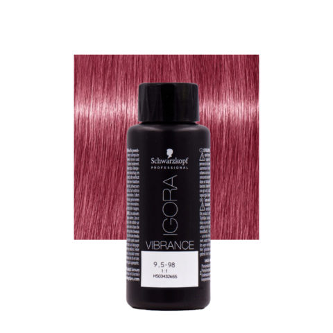 Schwarzkopf Igora Vibrance 9,5-98 Violet Red Toner 60ml - coloración tono sobre tono