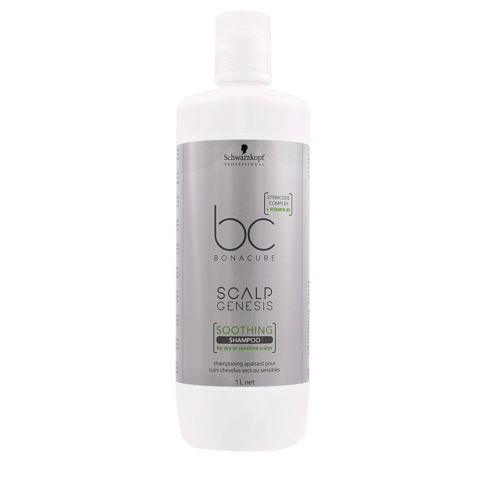 Schwarzkopf BC Bonacure Scalp Genesis Sooth Shampoo 1000ml - champú  cuero cabelludo seco y sensible