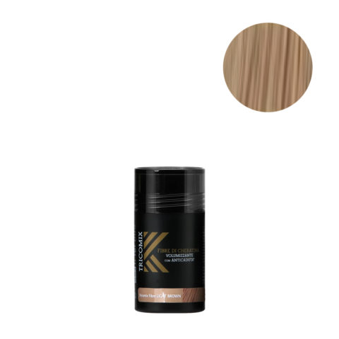 Tricomix Fibre Light Brown 12gr - Fibras De Queratina Con Efecto Voluminizador Y Anticaída Castaño Claro