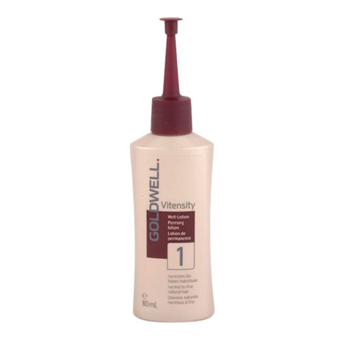 Goldwell Vitensity Well Lotion Perming 1 80ml - permanente para cabello natural fino o normal