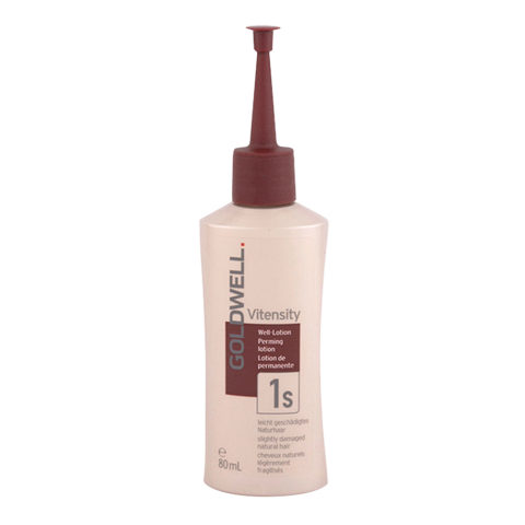 Goldwell Vitensity Well Lotion Perming 1S 80ml - permanente para cabello debilitado o con mechones