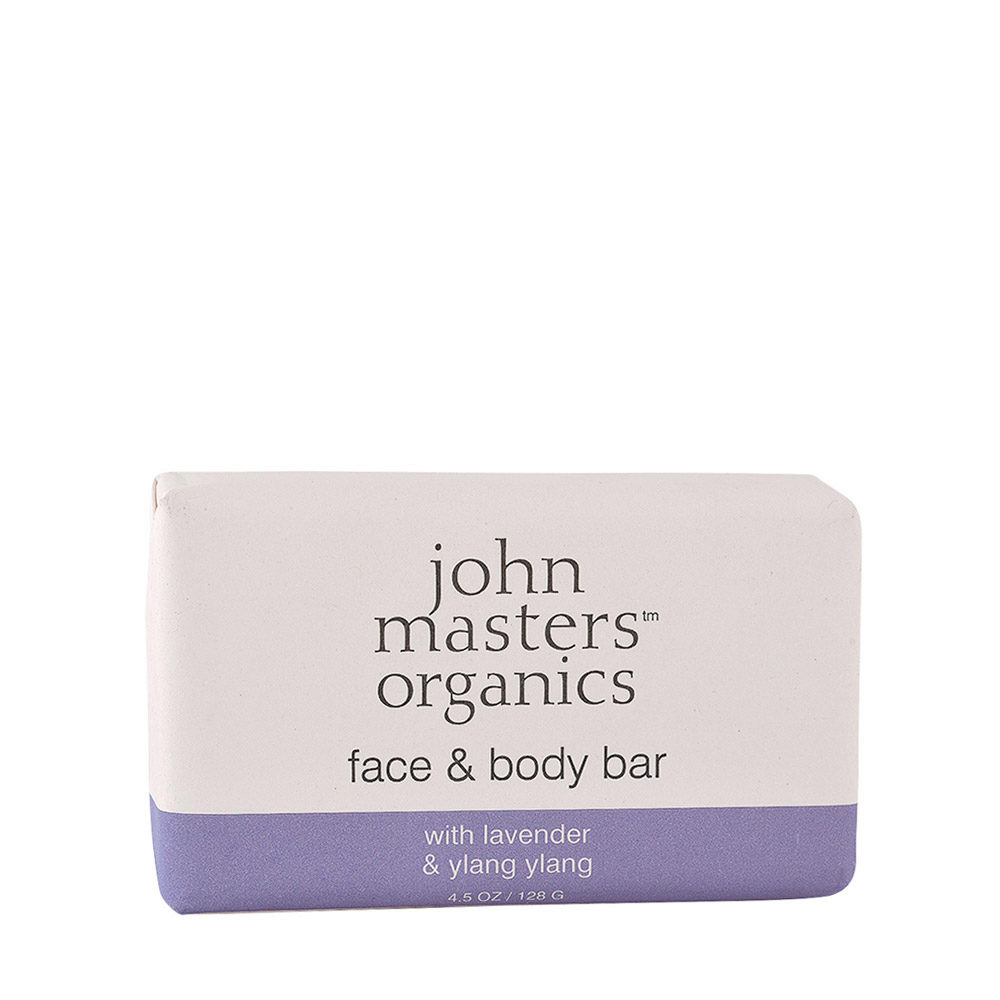 John Masters Organics Lavender, Rose Geranium & Ylang Ylang Soap 128gr - Jabón de Lavanda