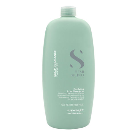 Alfaparf Milano Semi Di Lino Scalp Rebalance Purifying Low Shampoo 1000ml -  champú purificante delicado