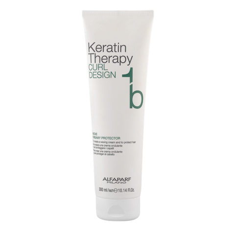 Alfaparf Milano Keratin Therapy Curl Design 1b Move Creamy Protector 300ml - crema para ondas