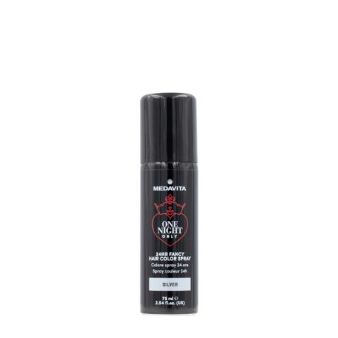 24h Fancy Hair Color Spray Silver 75ml  - color en spray plata