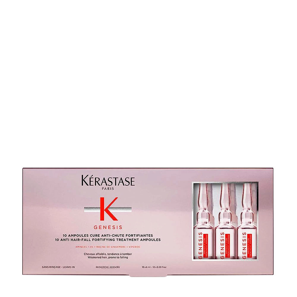 Kerastase Genesis Ampoules Cure Anti-Chute Fortifiantes10x6ml  - ampollas anticaída fortalecedoras para cabello débil