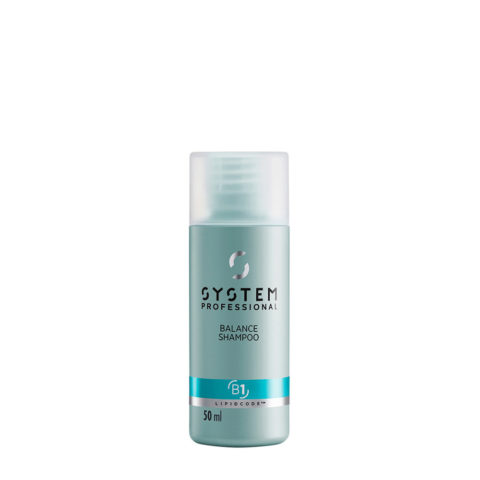 System Professional Balance Shampoo B1, 50ml - Champù Cuero Cabelludo Sensible