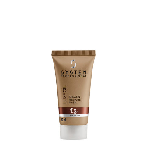 LuxeOil Mask L3, 30ml - Mascarilla de Queratina para Cabello Danado
