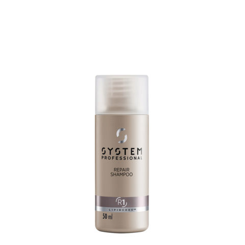 System Professional Repair Shampoo R1, 50ml - Champú Fortalecedor para Cabello Dañado