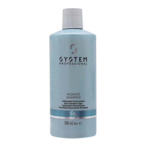 System Professional Hydrate Shampoo H1, 500ml - Champù Hidratante