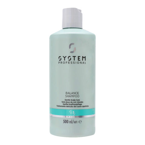 System Professional Balance Shampoo B1, 500ml - Champù Cuero Cabelludo Sensible