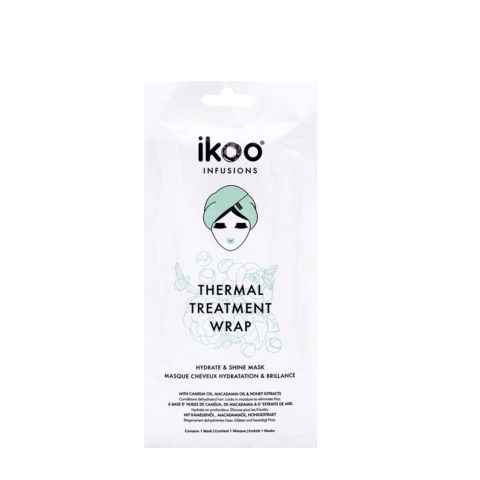 Ikoo Thermal treatment wrap Hydrate & shine mask 35g - Mascarilla de hidratación y brillo