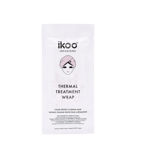 Ikoo Infusions Thermal treatment wrap Color protect & repair 35g - mascarilla reestructurante cabello coloreado