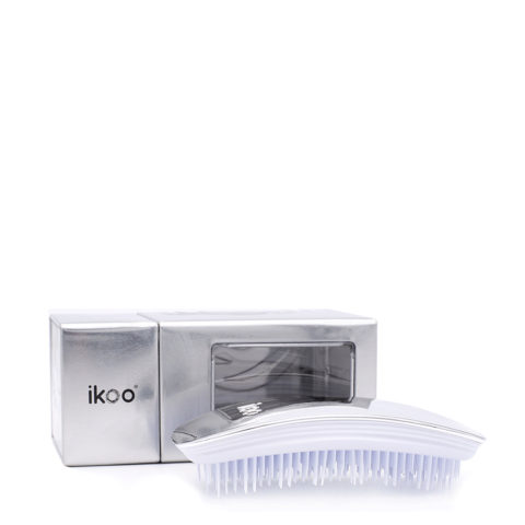 Ikoo Ergonomic Brush Oyster Metallic