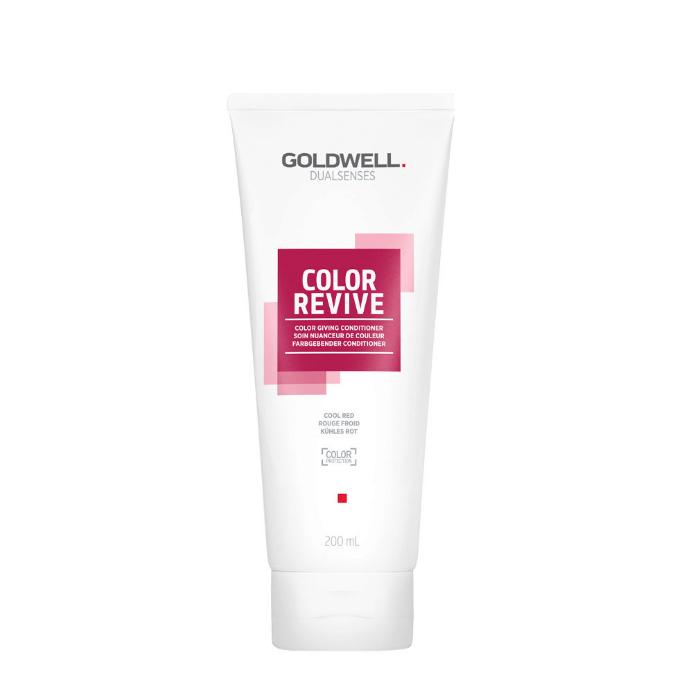 Goldwell Dualsenses Color Revive Cool Red Conditioner 200ml  - acondicionador para todo tipo de cabellos rojos