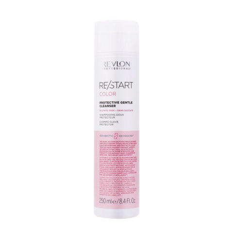 Revlon Restart Color Gentle Shampoo 250ml - Champú Suave sin Sulfatos Cabello Teñido