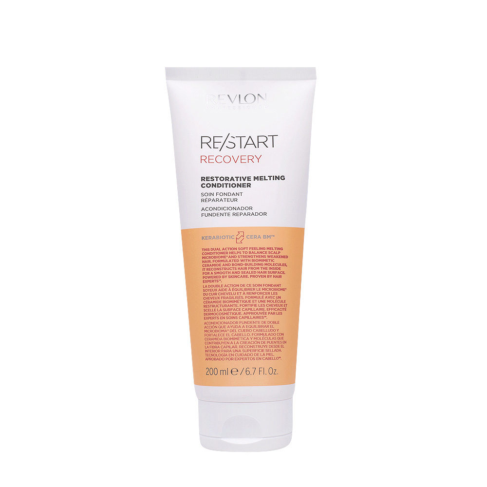 Revlon Restart Recovery Restorative Melting Conditioner 200ml - Acondicionador Reestructurante Para Cabello Dañado