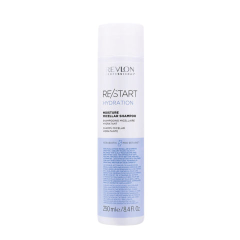 Revlon Restart Hydration Moisture Shampoo Micelar 250ml - Champú Hidratante Para Cabello Seco