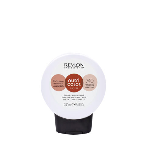 Nutri Color Creme 740 Cobre claro 240ml - Mascara Color