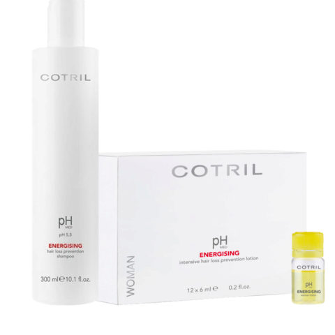 Cotril pH Med Champú Energizante 300ml Viales 12x6ml Anticaída