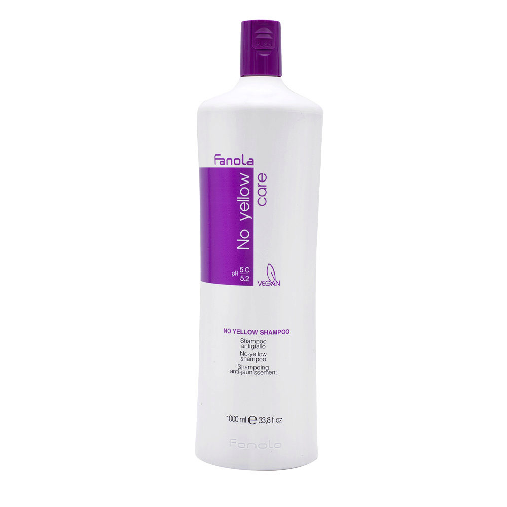 Fanola No Yellow Champú Antiamarillo para Cabello Rubio 1000ml