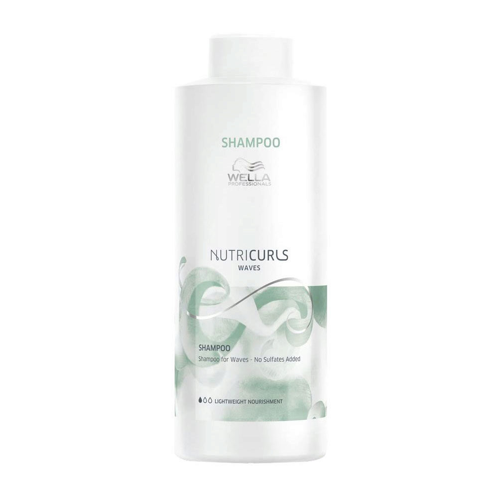 Wella Professional Care Nutricurls Waves Shampoo 1000ml - champú cabello ondulado