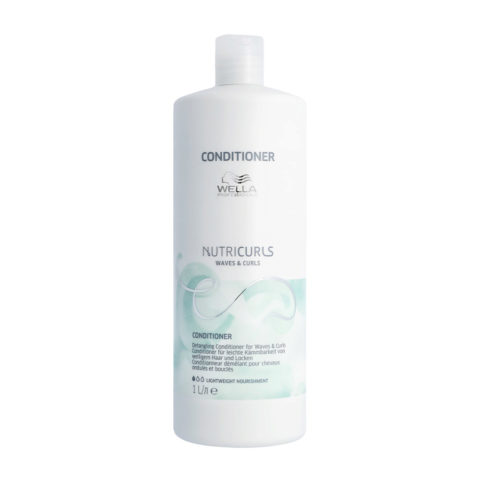 Nutricurls Waves & Curls Conditioner 1000ml - acondicionador cabello ondulado y rizado