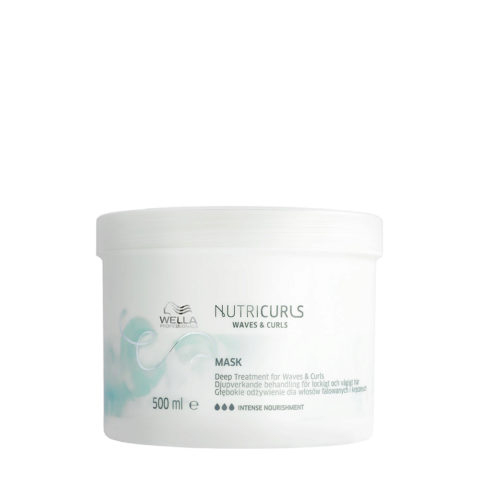 Wella Nutricurls Waves & Curls Mask 500ml - mascarilla para cabello ondulado y rizado