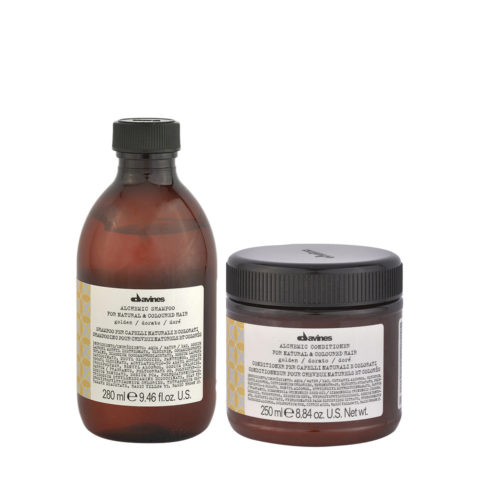 Alchemic Blonde Hair Champú dorado 280ml Acondicionador dorado 250ml
