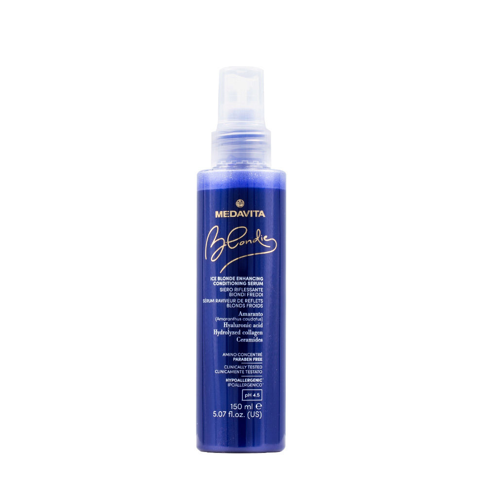Medavita Blondie Ice Blonde Enhancing Conditioning Serum 150ml - suero potenciador de reflejos rubios fríos