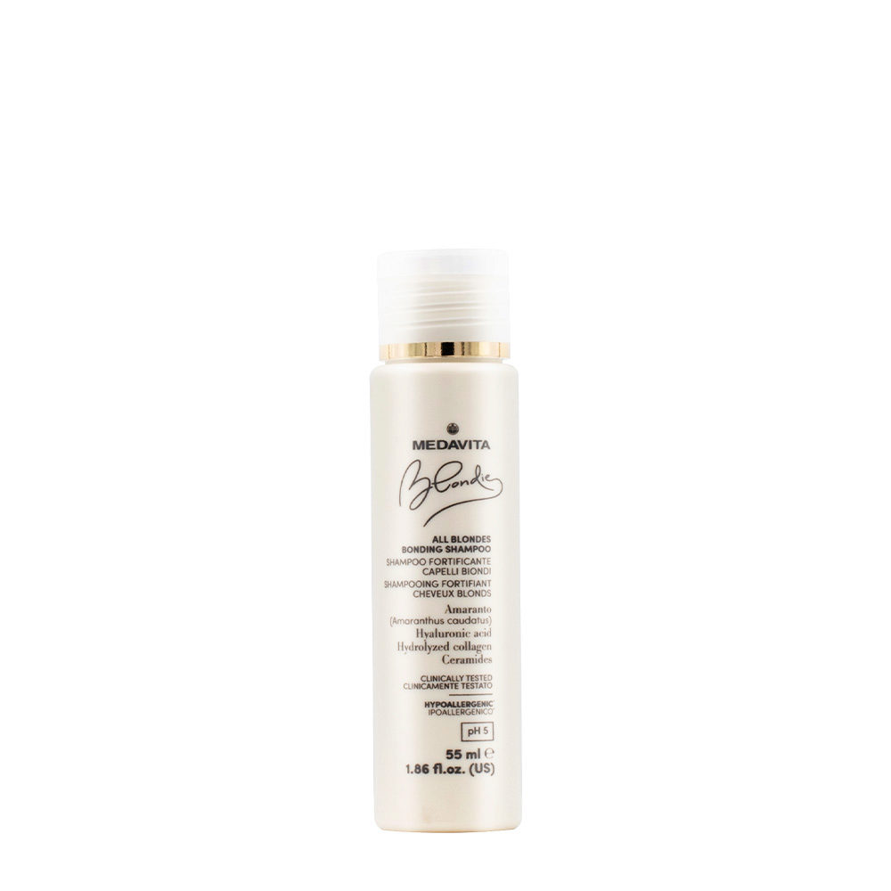 Medavita Blondie Champú Fortificante Para Todo Cabello Rubio 55ml