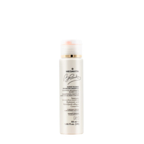 Medavita Blondie Sunset Blonde Enhancing Shampoo 55ml - champú potenciador de reflejos rubios fríos