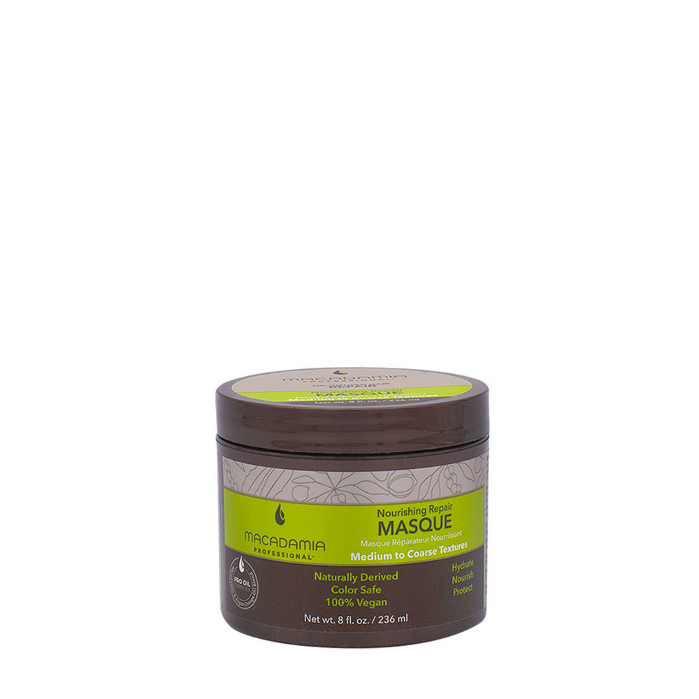Macadamia Nourishing Repair Masque 236ml - Mascarilla hidratante nutritiva para cabello medio a grueso