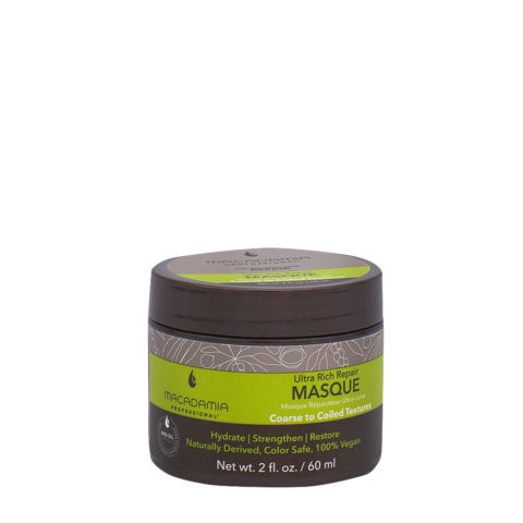 Macadamia Ultra Rich Mascarilla hidratante para cabello dañado y grueso 60ml