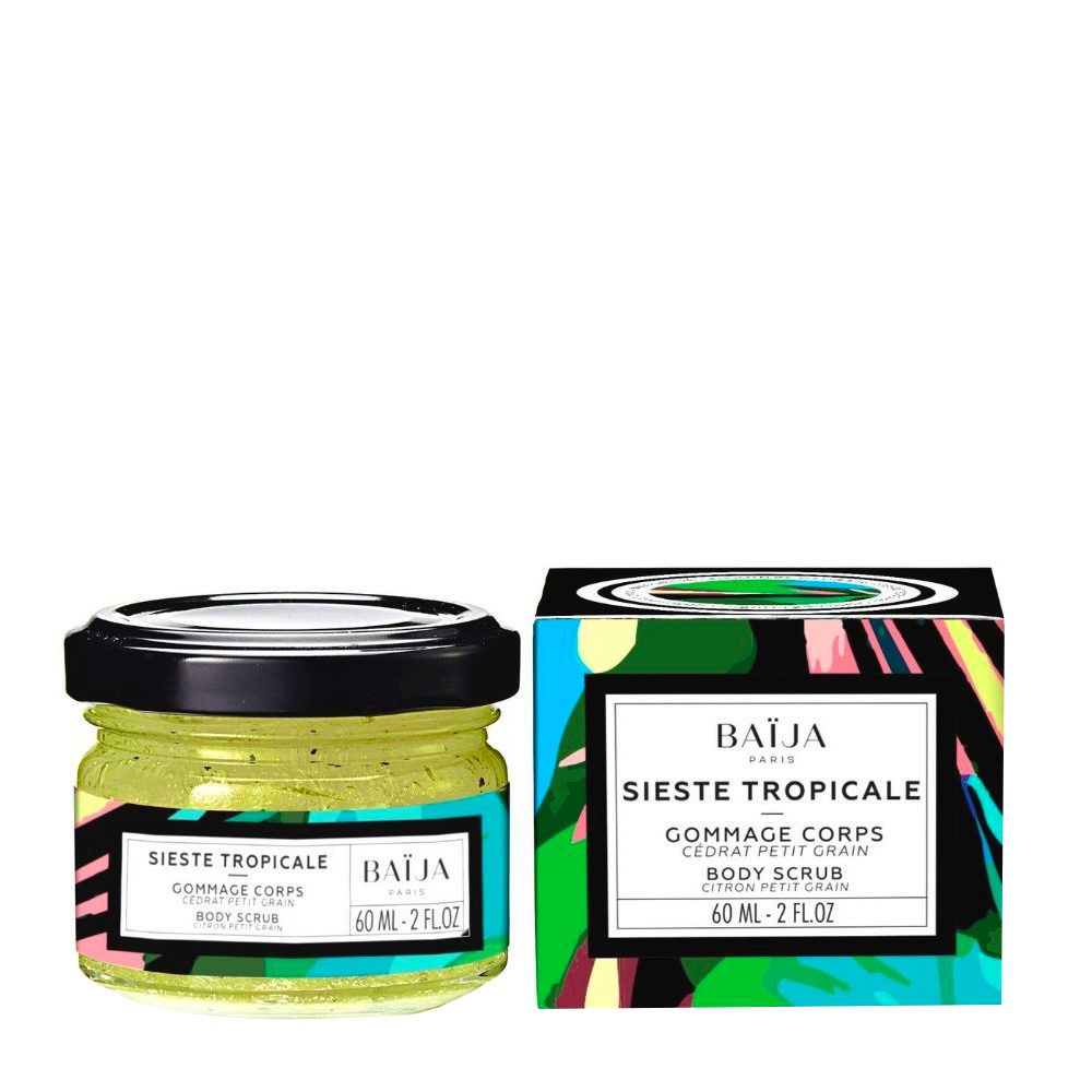 Baija Paris Sieste Tropicale Body Scrub 60ml - Exfoliante corporal Cedro y Petitgrain