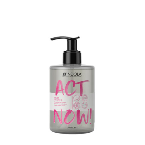 Indola Act Now! Champú Color para Cabello Teñido 300ml