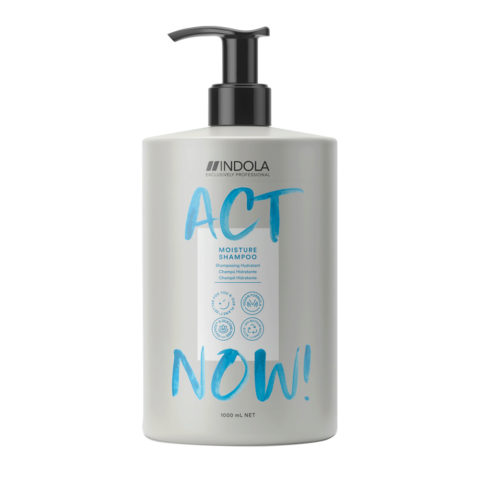 Indola Act Now! Champú Hidratante para Cabello Seco 1000ml