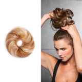 Hairdo Fancy Do Elástico Cabello Cabello rubio dorado oscuro con mechas