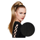 Hairdo Cola Lisa R2 Negra Ébano 64cm