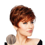 Hairdo Perfect Pixie Rubio ceniza claro con raíz marrón RL19/23SS