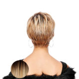 Hairdo Sweet Pixie Peluca rubia clara con raíz marrón